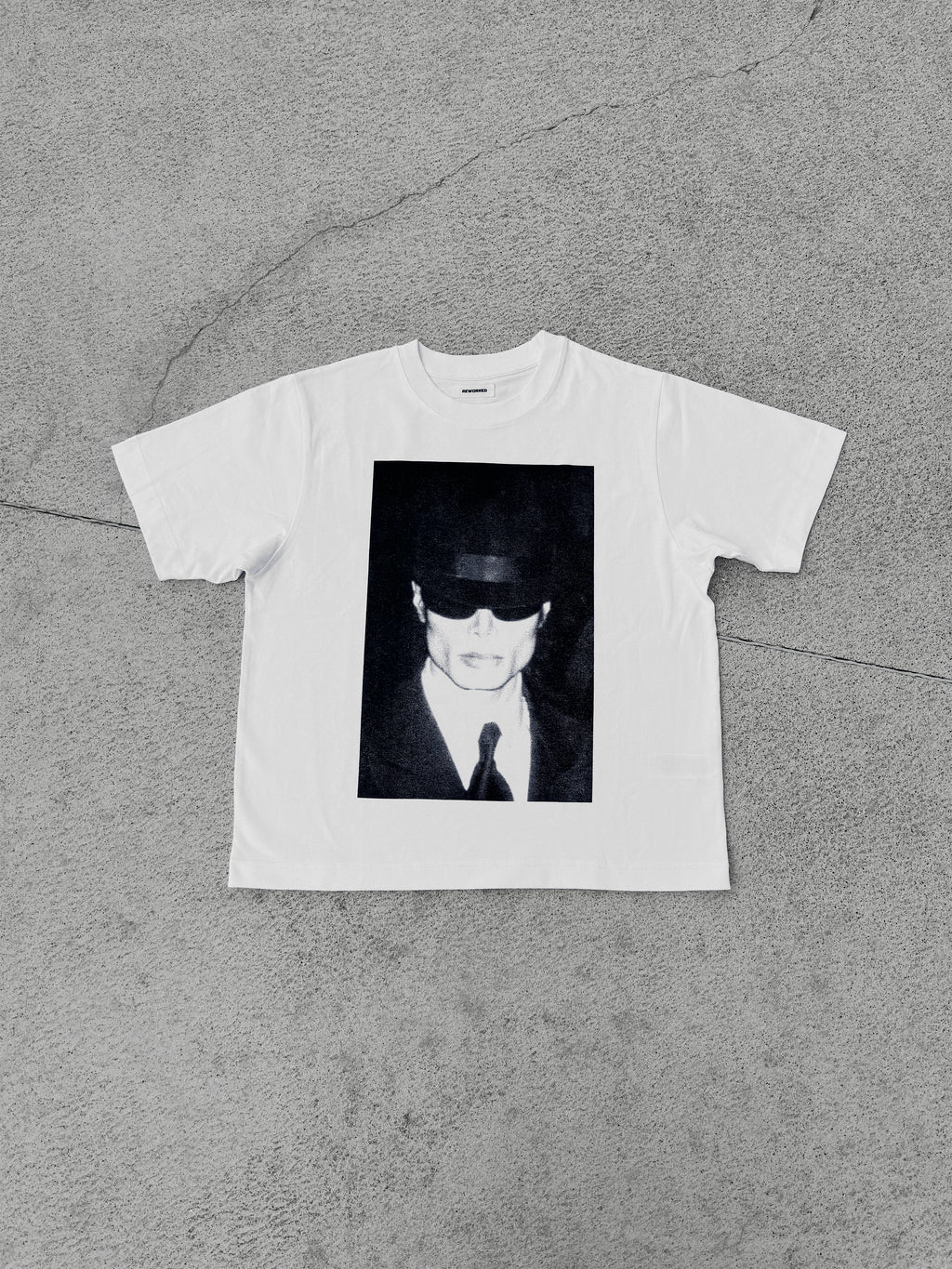 Midnight Icon Michael Jackson T-Shirt Back Detail - Handmade in Lyon REWORK-ED