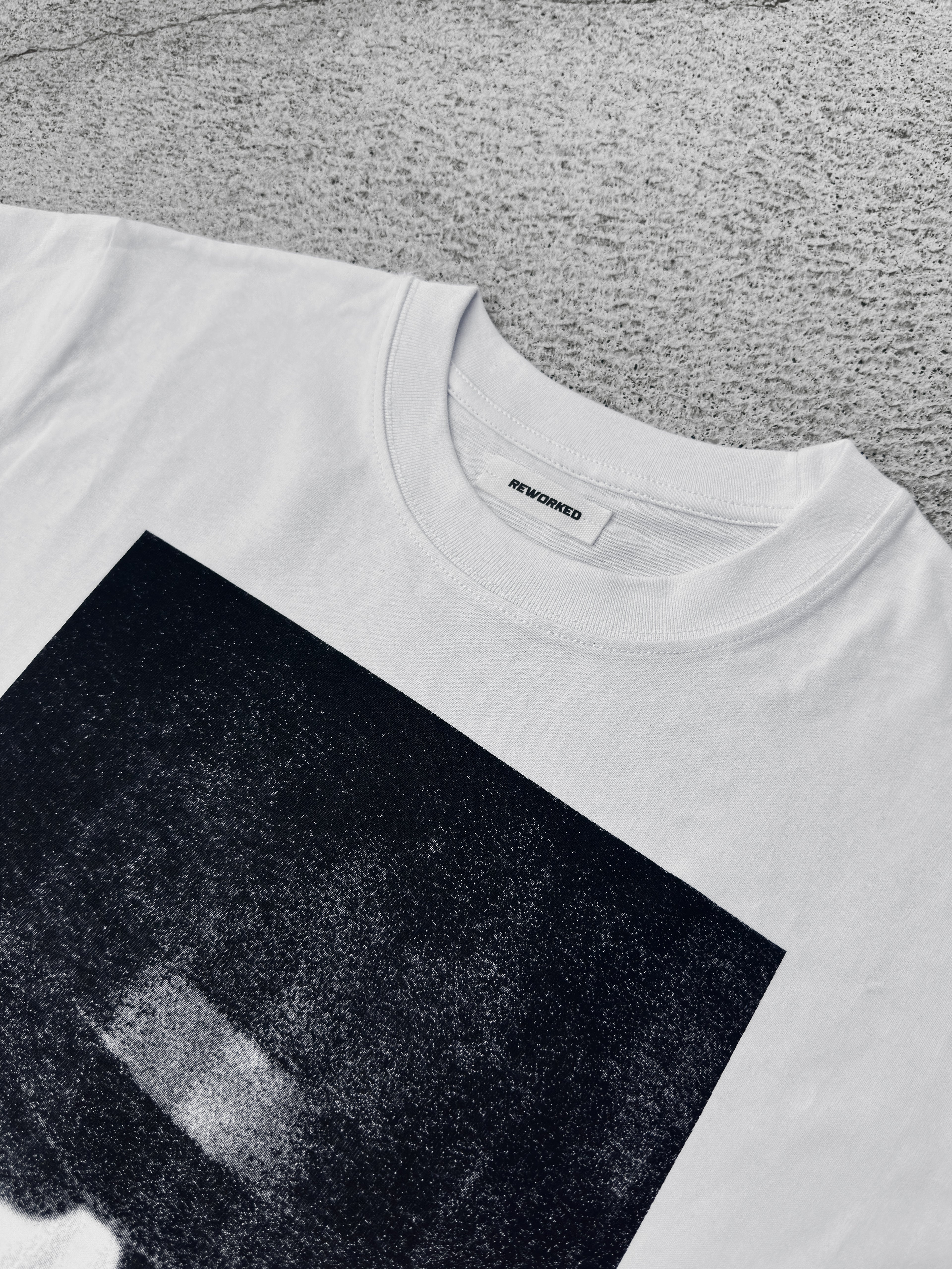 Midnight Icon Michael Jackson T-Shirt On Model - Cropped Fit Streetwear REWORK-ED