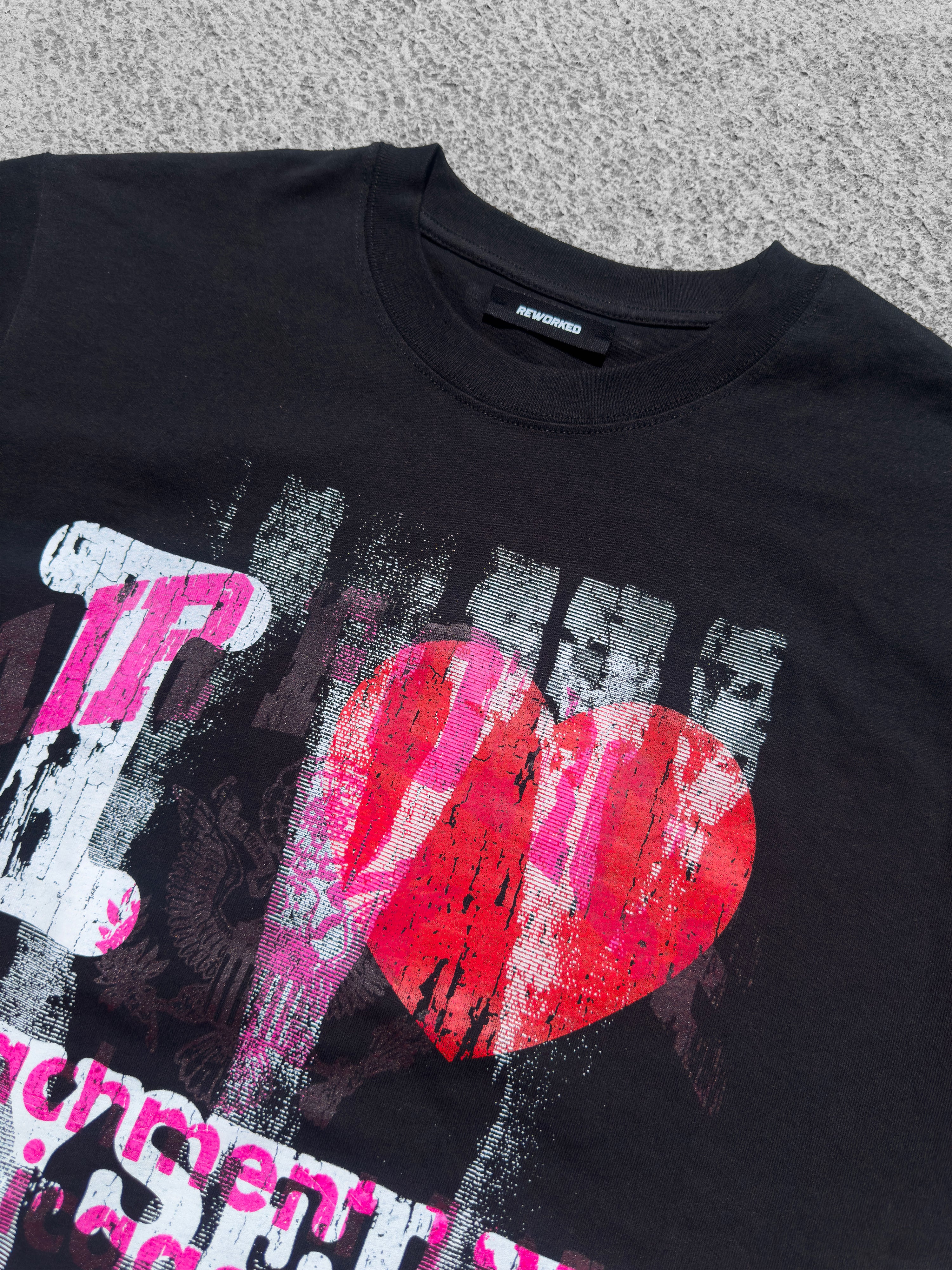 I LOVE MYSELF T-SHIRT RAW CROPPED