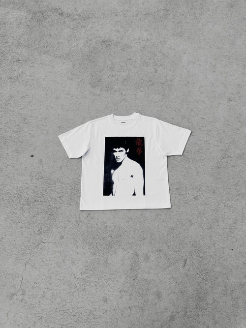 The Master Bruce Lee T-Shirt Full Front - Handmade in Lyon REWORK-ED