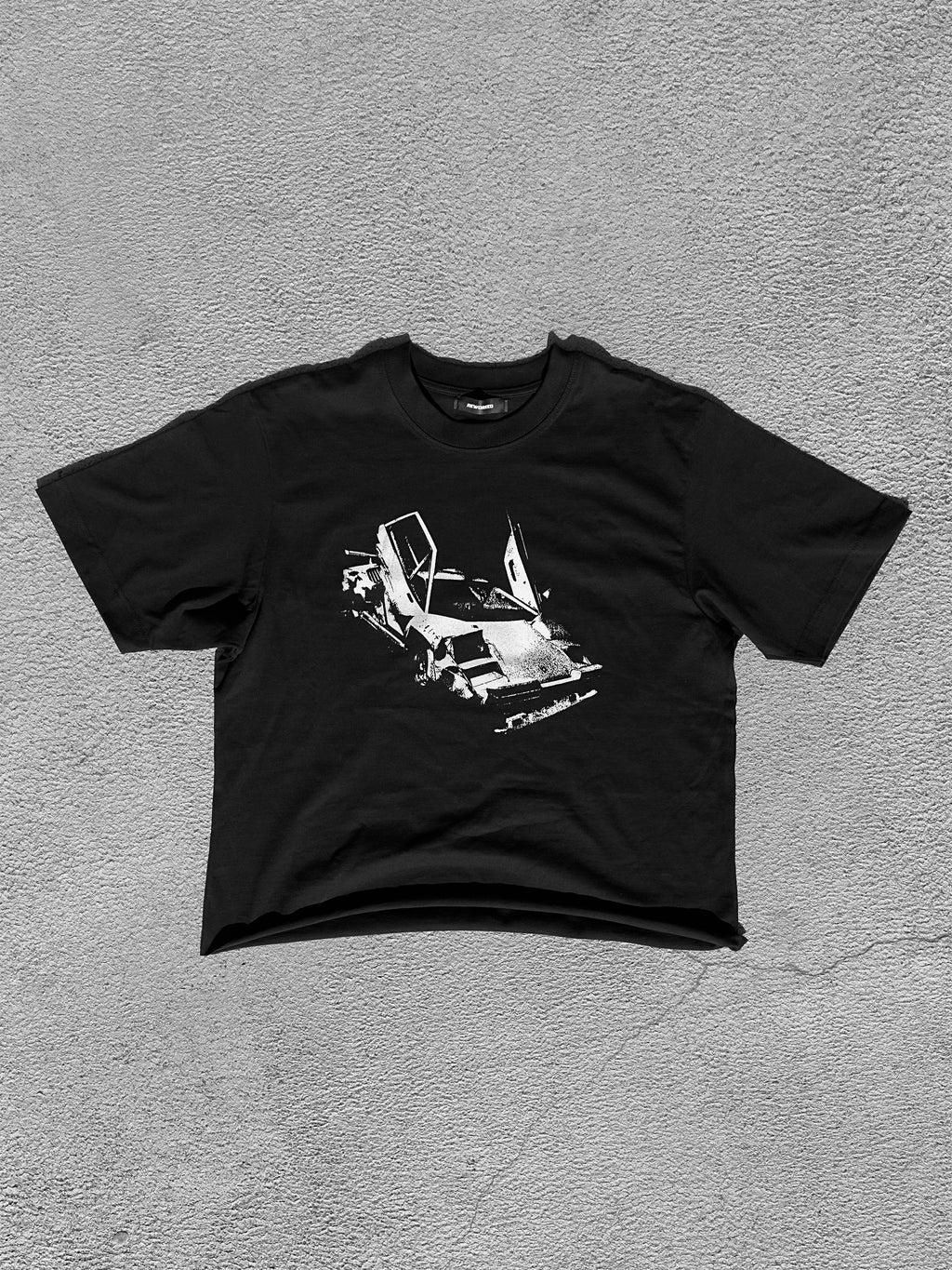 LEO'S LAMBO T-SHIRT RAW CROPPED