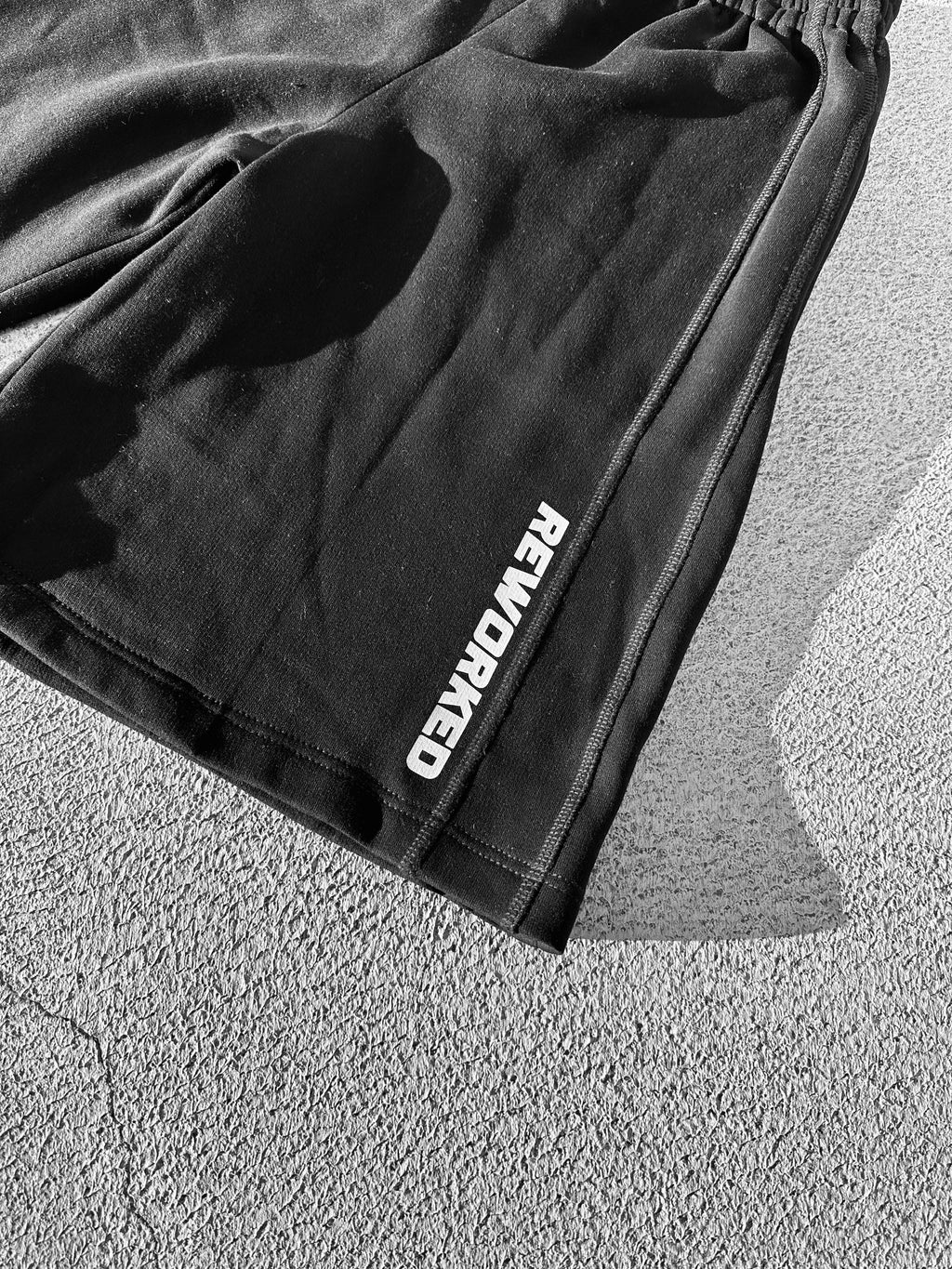 Cutline Logo Black Shorts