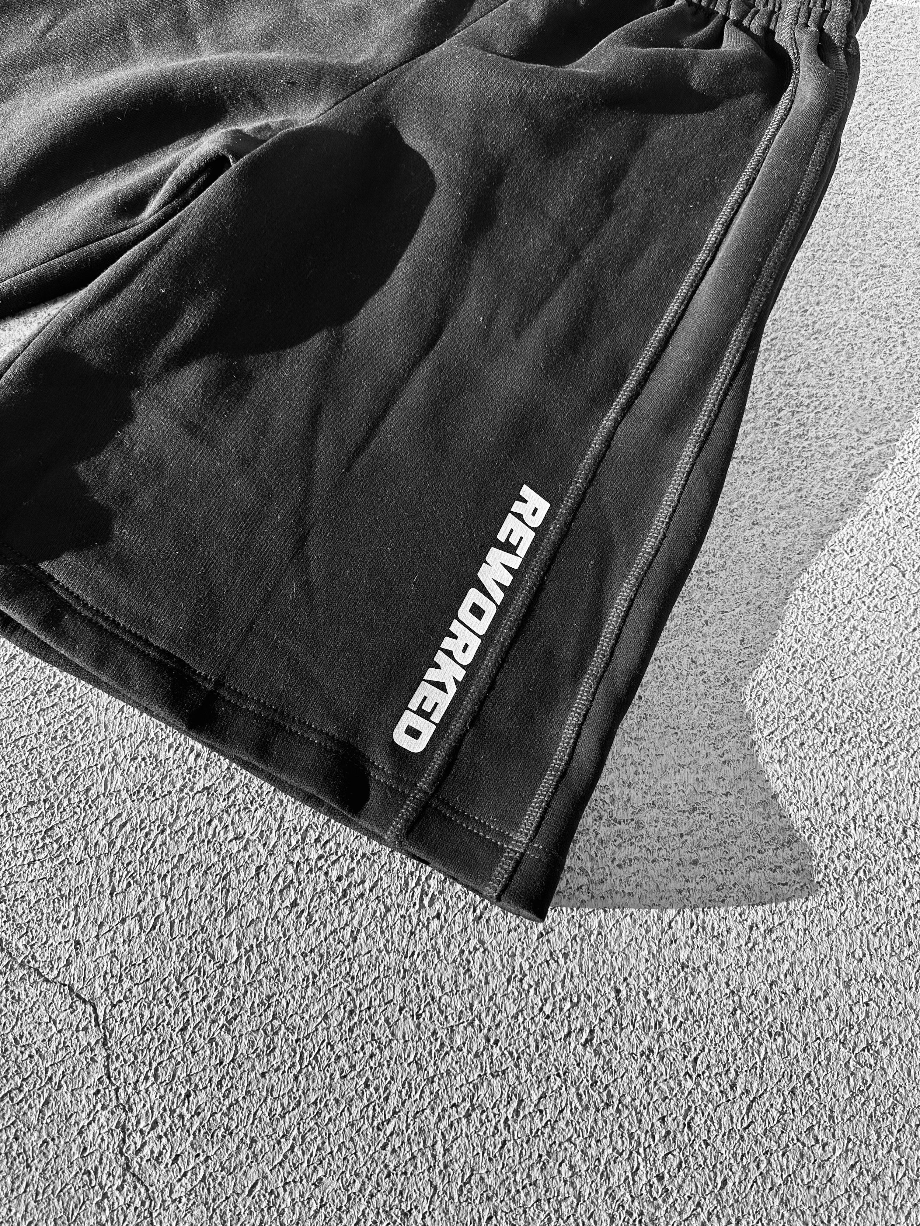 Cutline Logo Black Shorts
