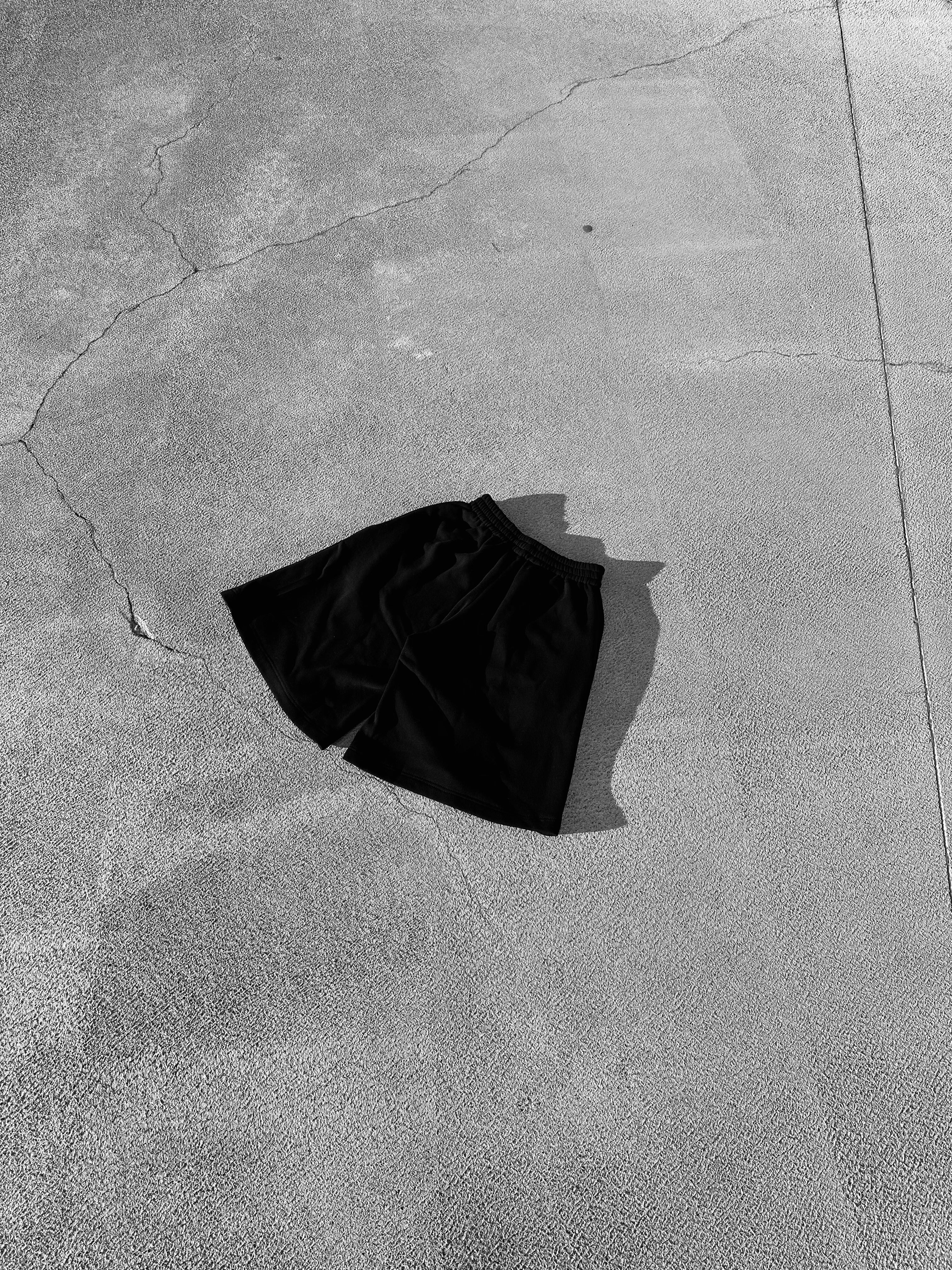 Cutline Logo Black Shorts