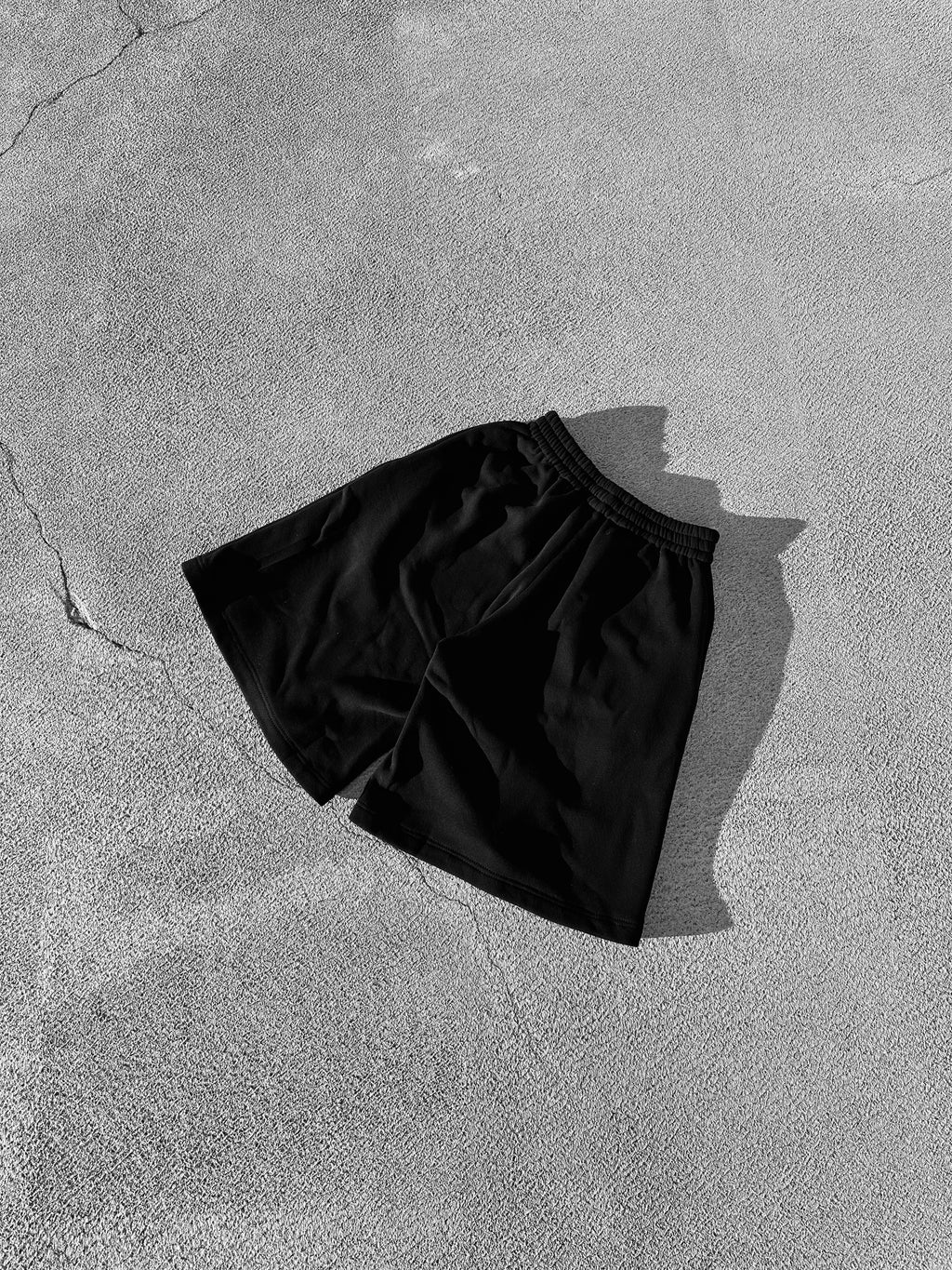 Cutline Logo Black Shorts