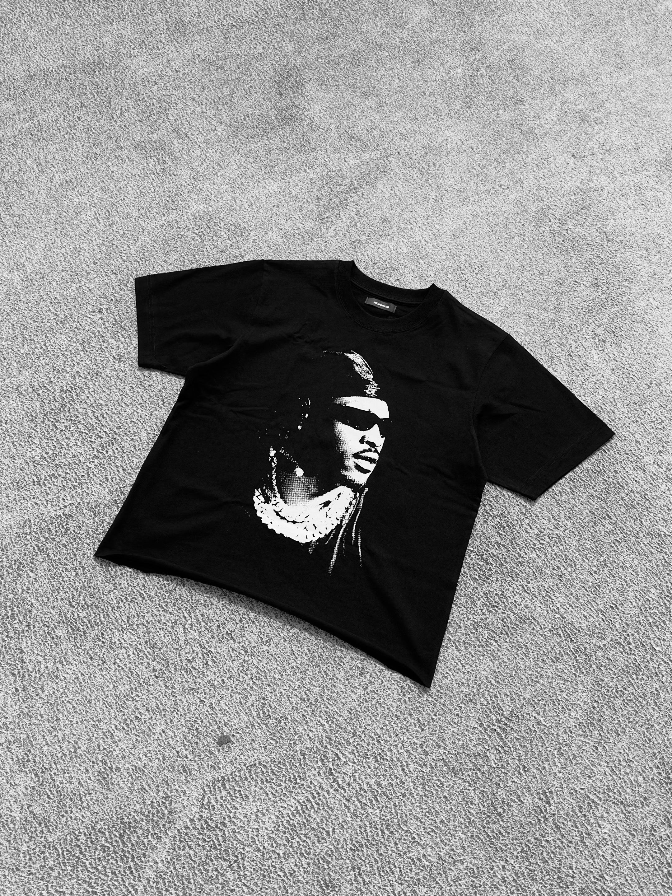 FUTURE PLUTO T-SHIRT RAW CROPPED