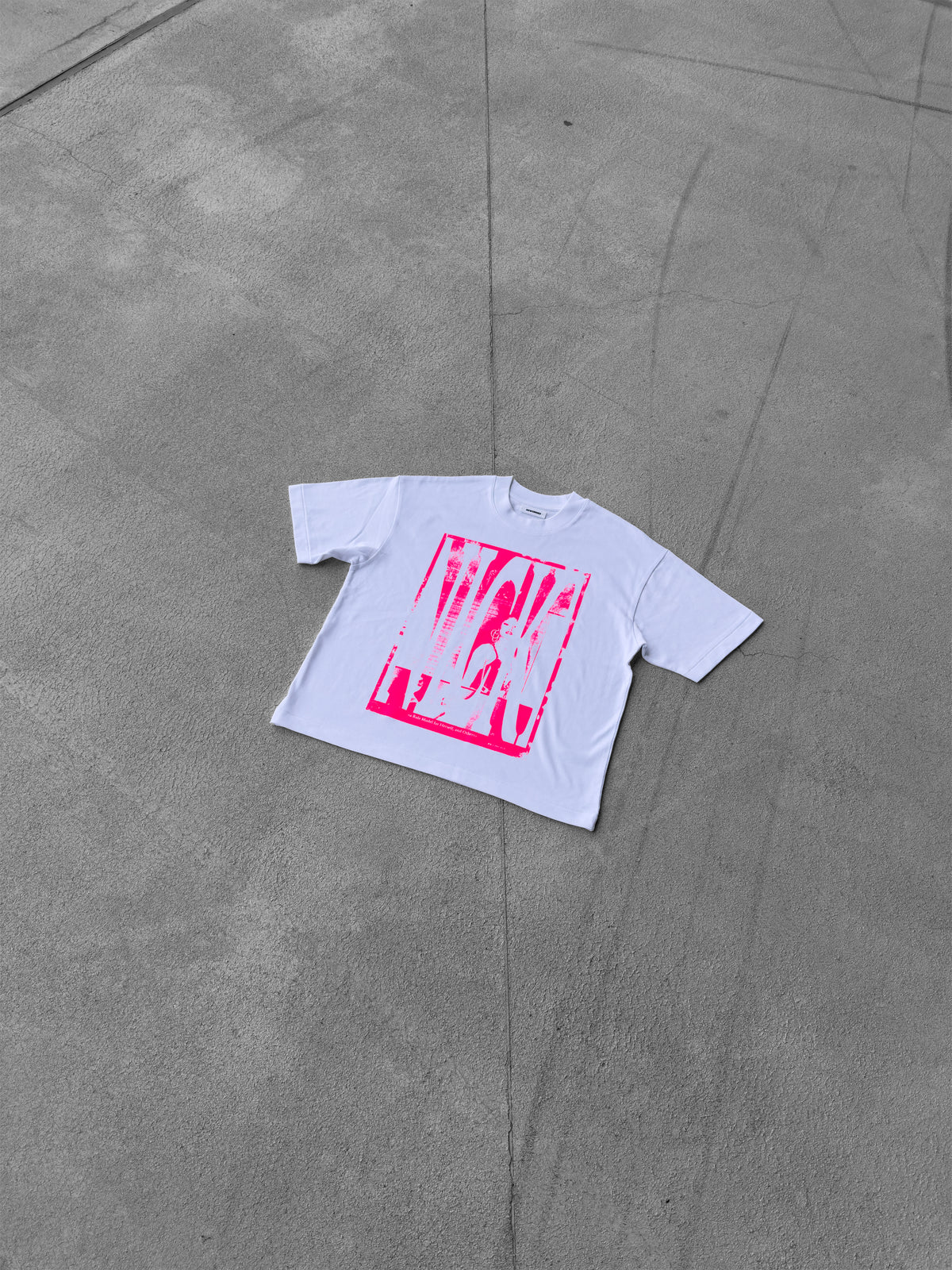Nicki Minaj Graphic T-Shirt Front View - REWORK-ED x JELA Collab Screen-Printed Streetwear