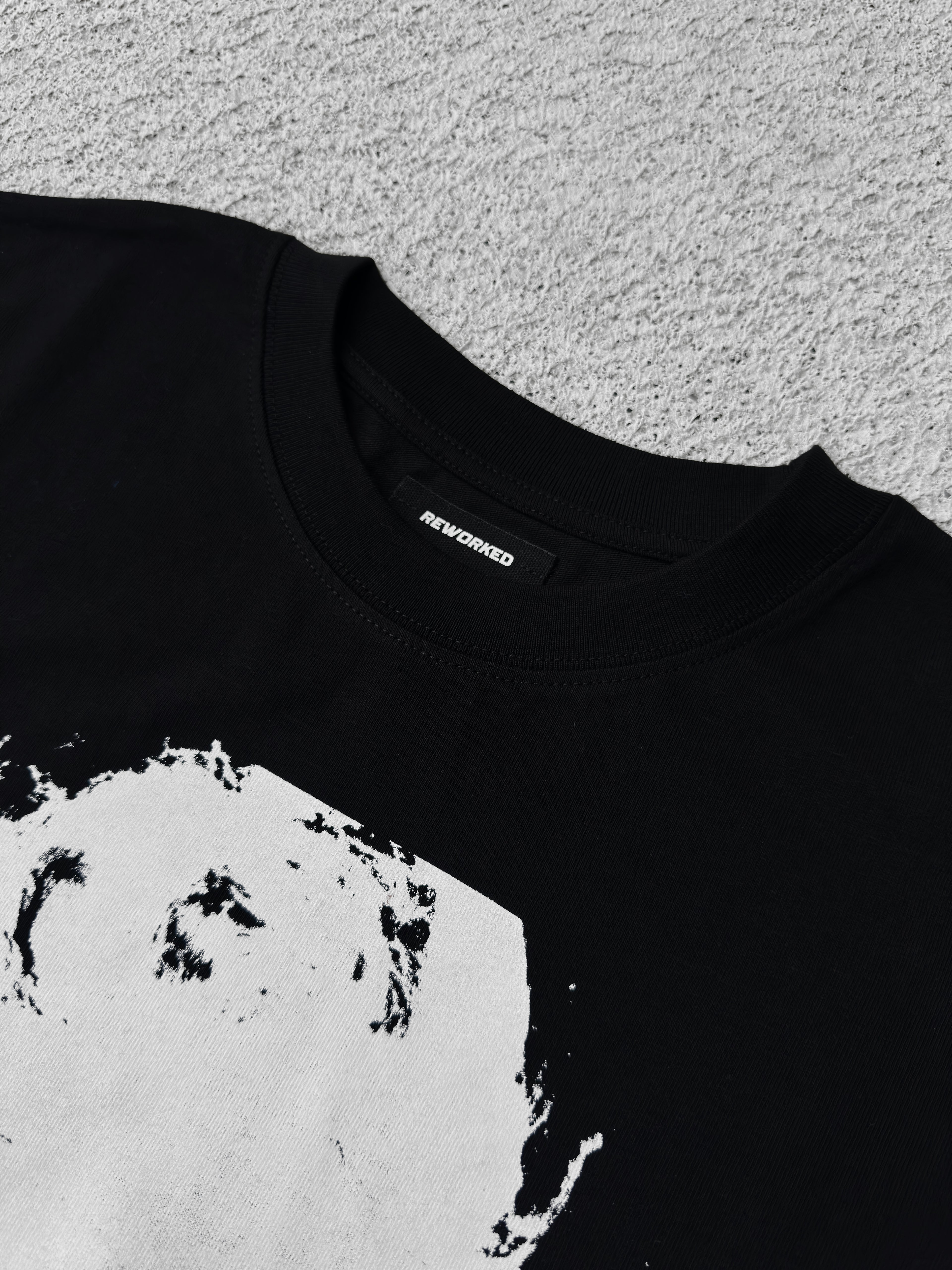La Marilyn Monroe T-Shirt Back Detail - Handmade in Lyon REWORK-ED
